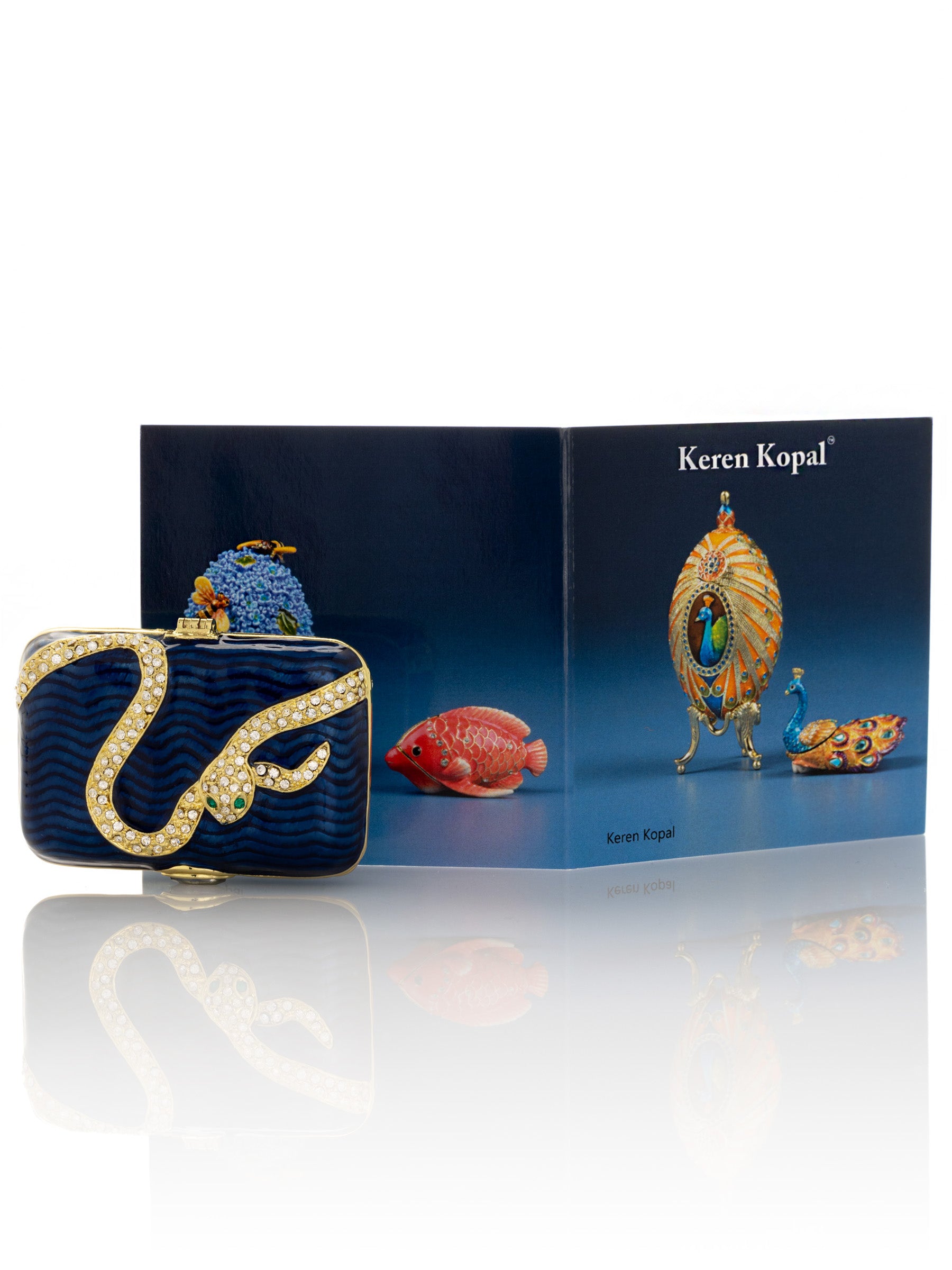 Keren Kopal Blue Box with Snake