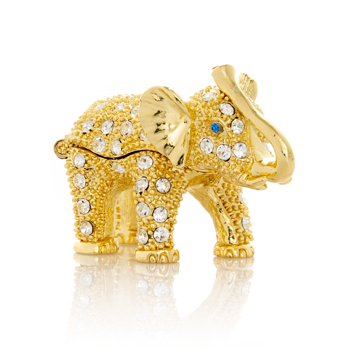 Keren Kopal Golden Elephant with crystals