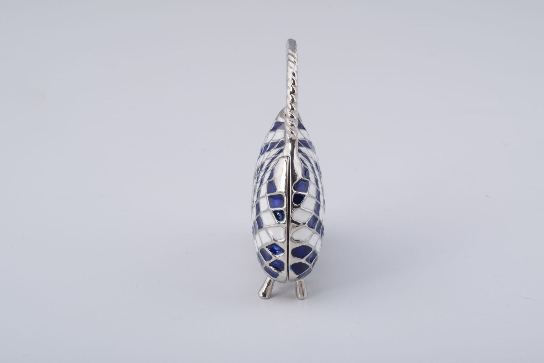 Keren Kopal Blue & White Woman Bag Trinket Box