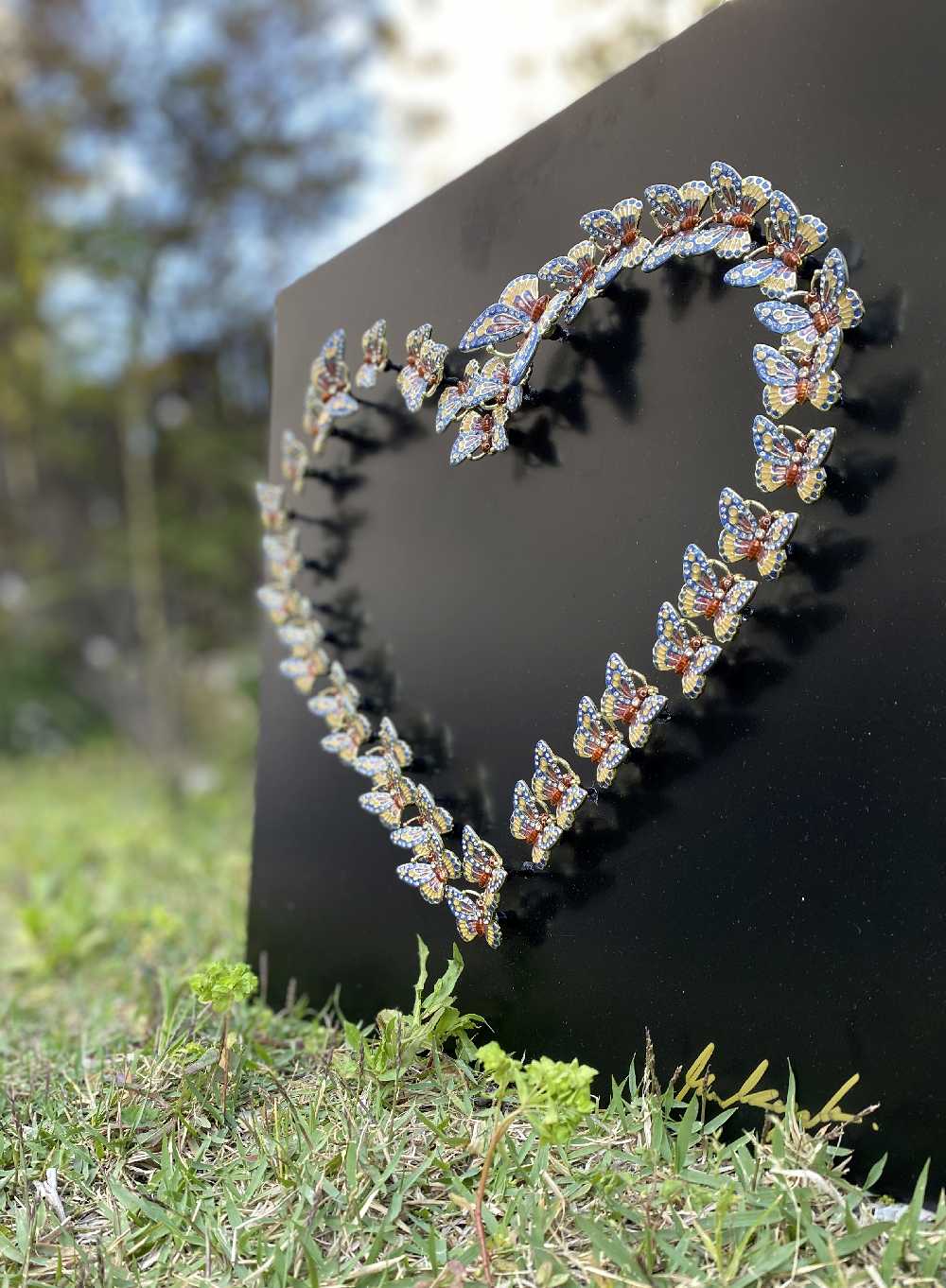 Keren Kopal Heart of Love and Life Wall Art Black