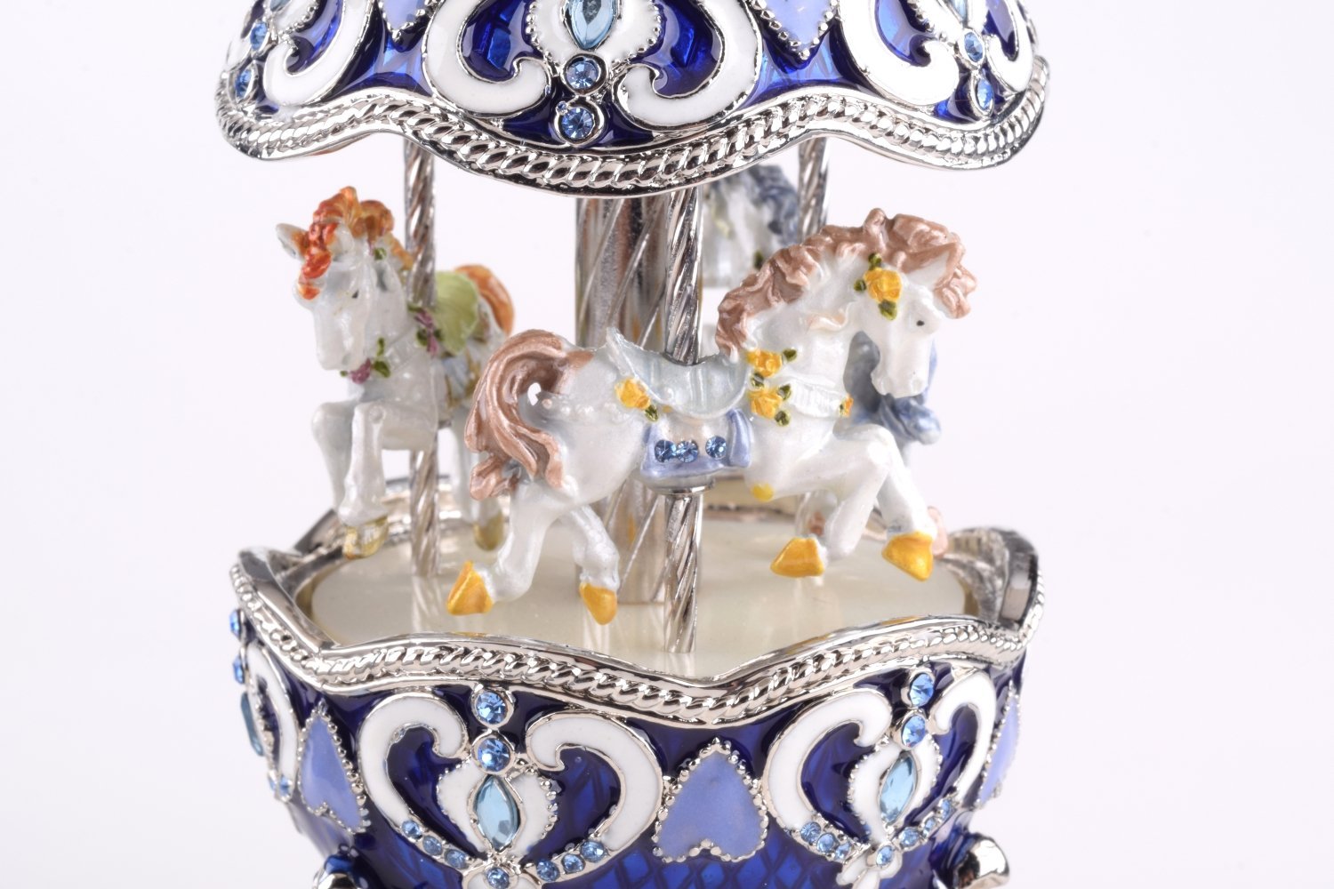 Keren Kopal Blue Wind up Musical Carousel