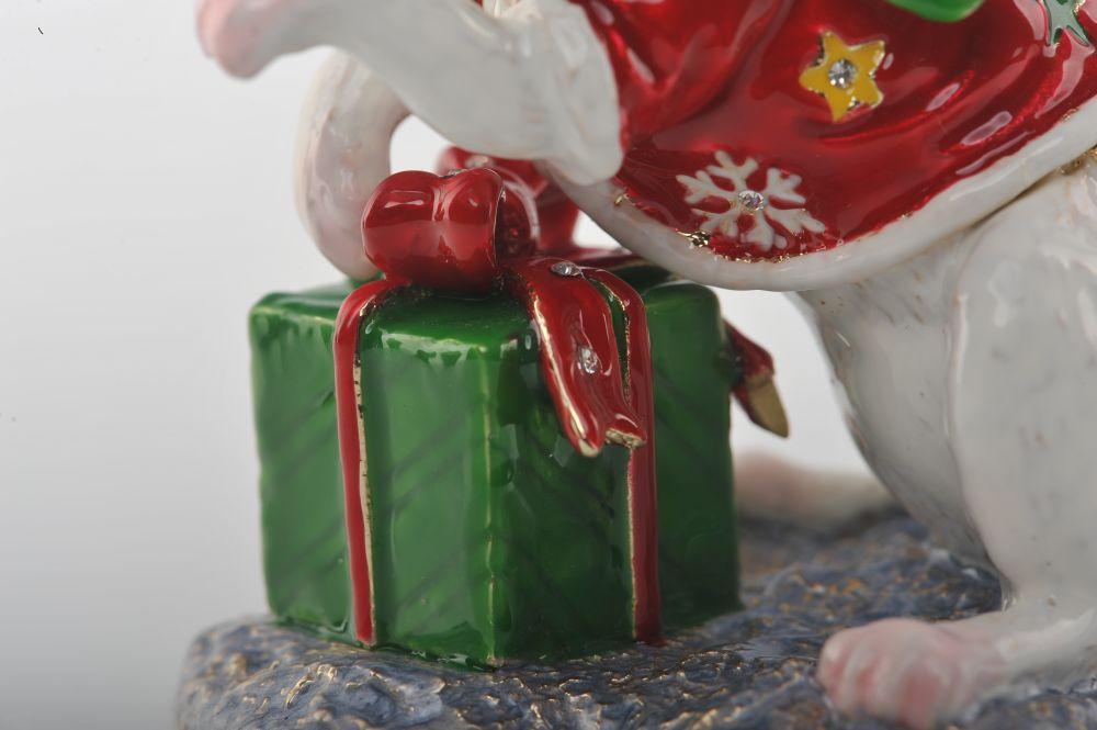 Keren Kopal Christmas Cat with Presents