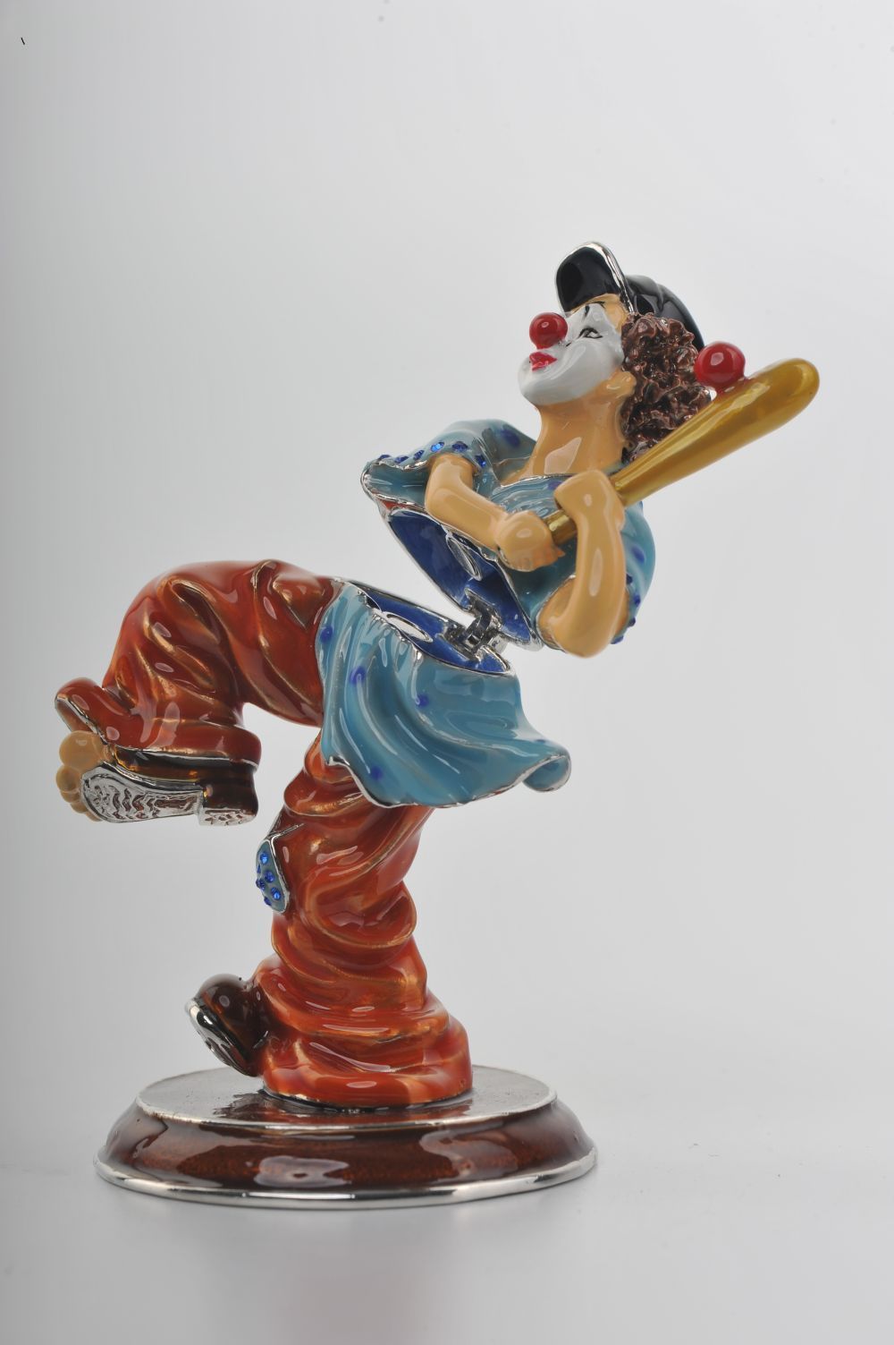 Keren Kopal Circus Clown Playing Baseball