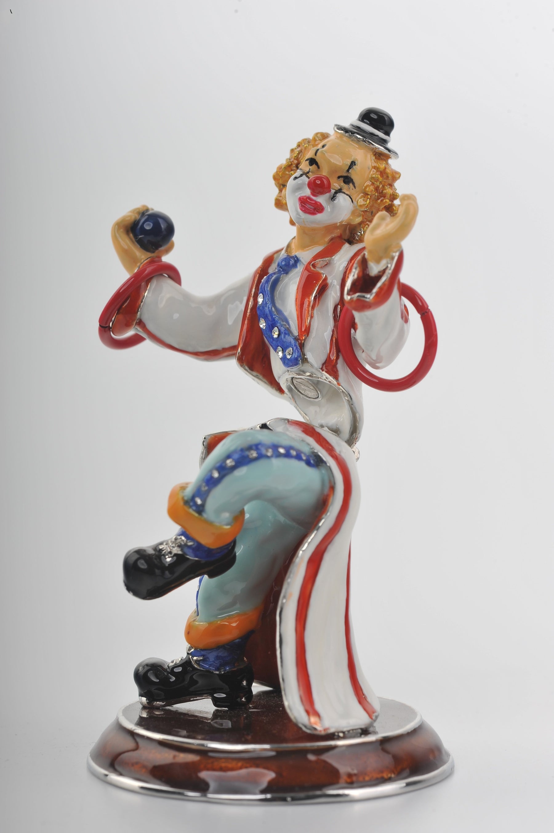 Keren Kopal Circus Clown on Unicycle Joggling