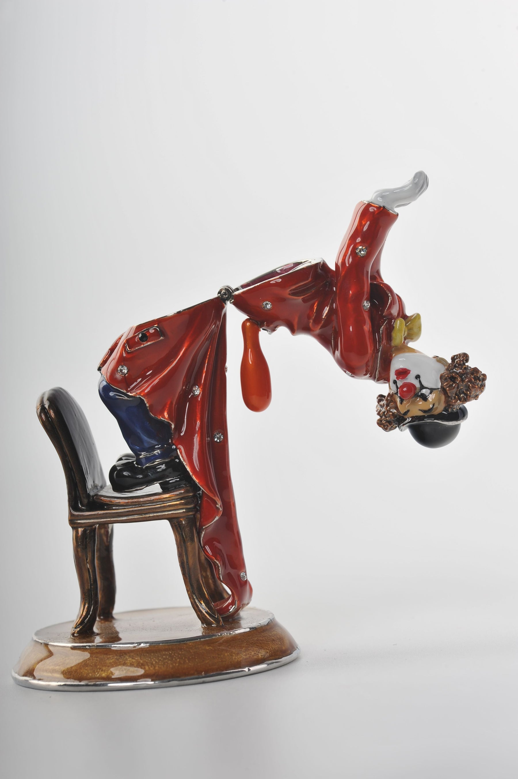 Keren Kopal Clown Standing on a Chair