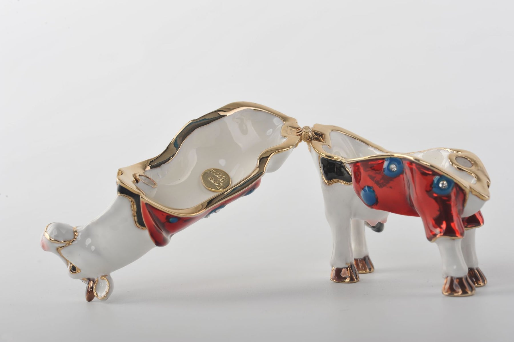 Keren Kopal Cow with a Red Shirt