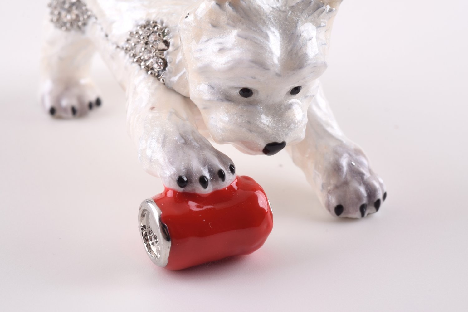 Keren Kopal Dog Playing with Can