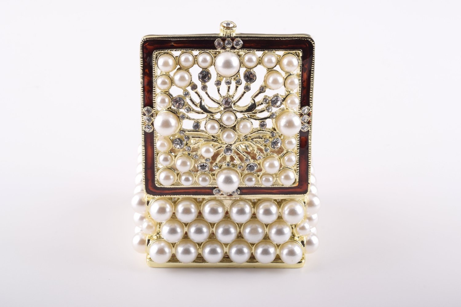 Keren Kopal Gold Box with Pearls