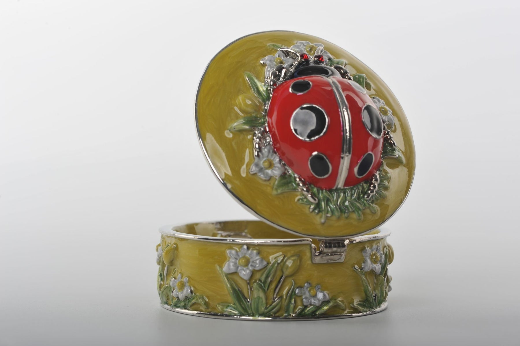 Keren Kopal Green Box with Red Ladybug