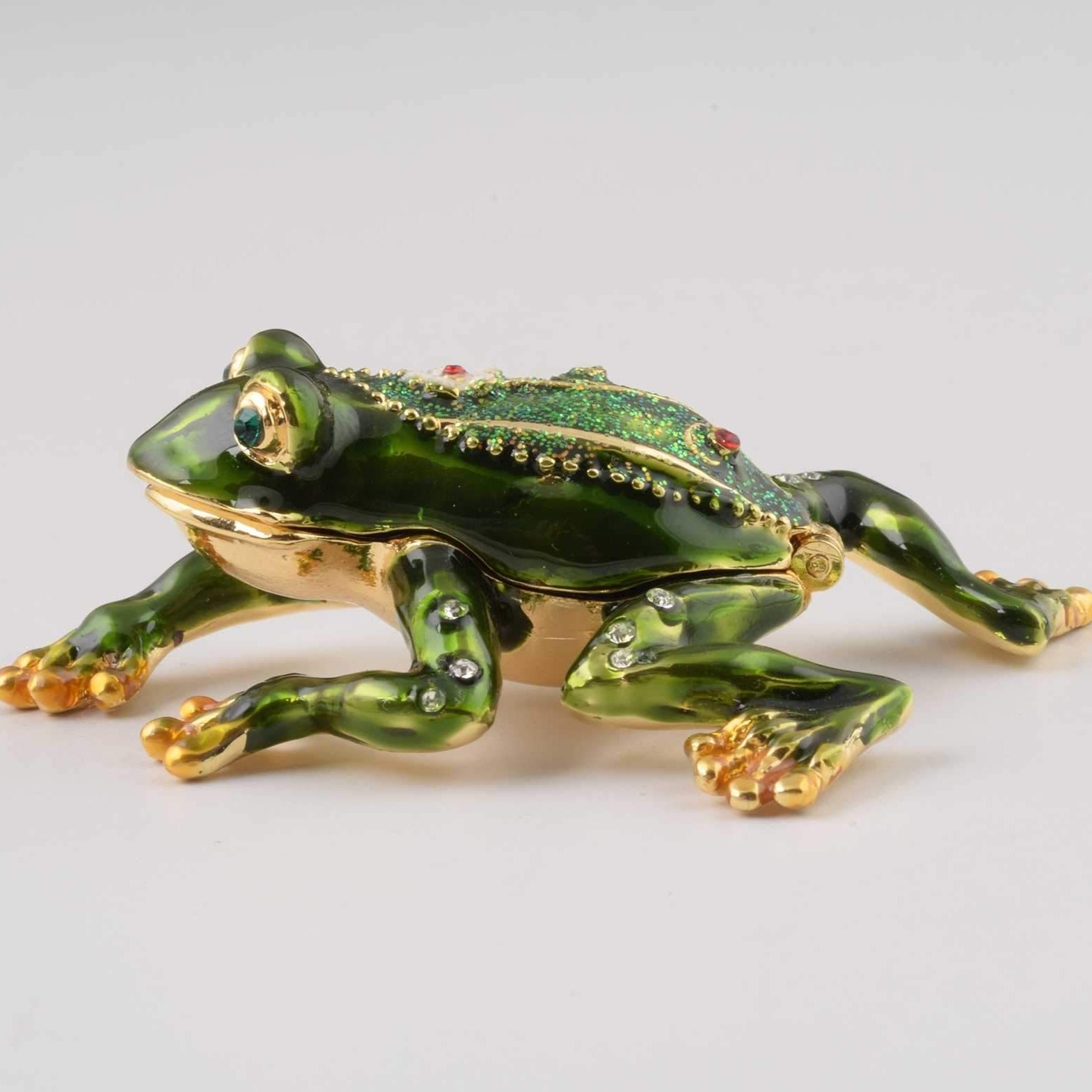 Keren Kopal Green Frog with a Flower
