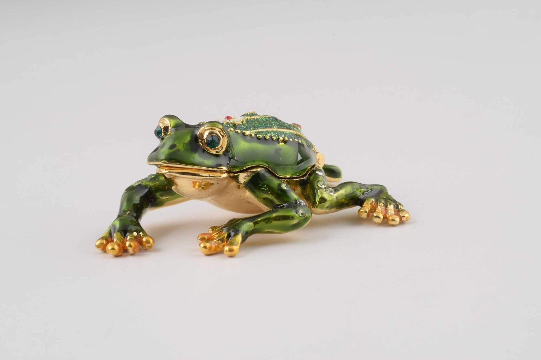 Keren Kopal Green Frog with a Flower