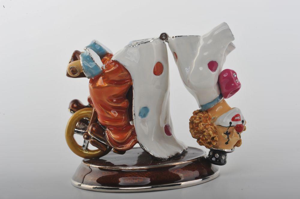 Keren Kopal Happy Circus Clown on Unicycle