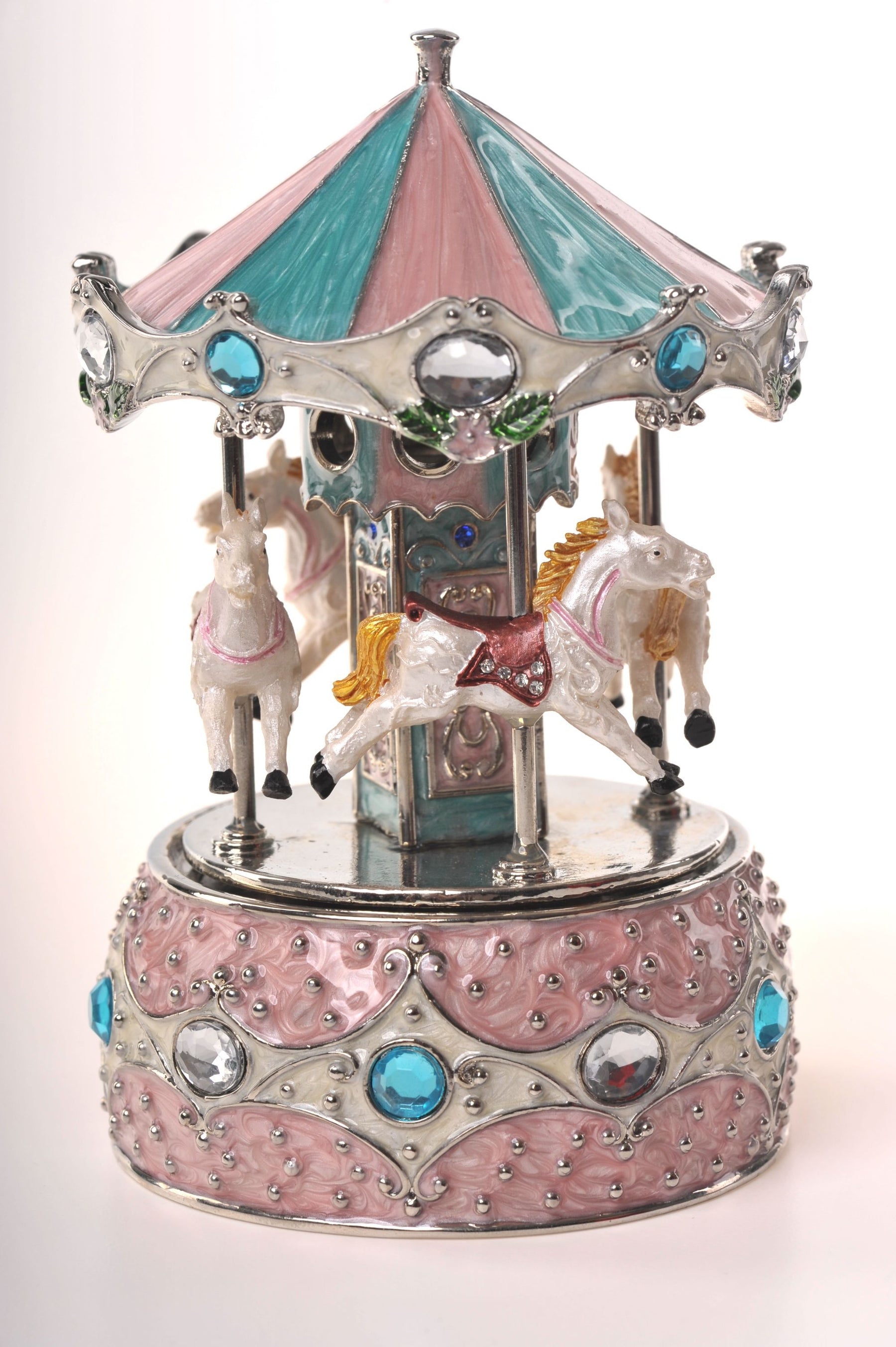 Keren Kopal Musical Pink Horse Carousel