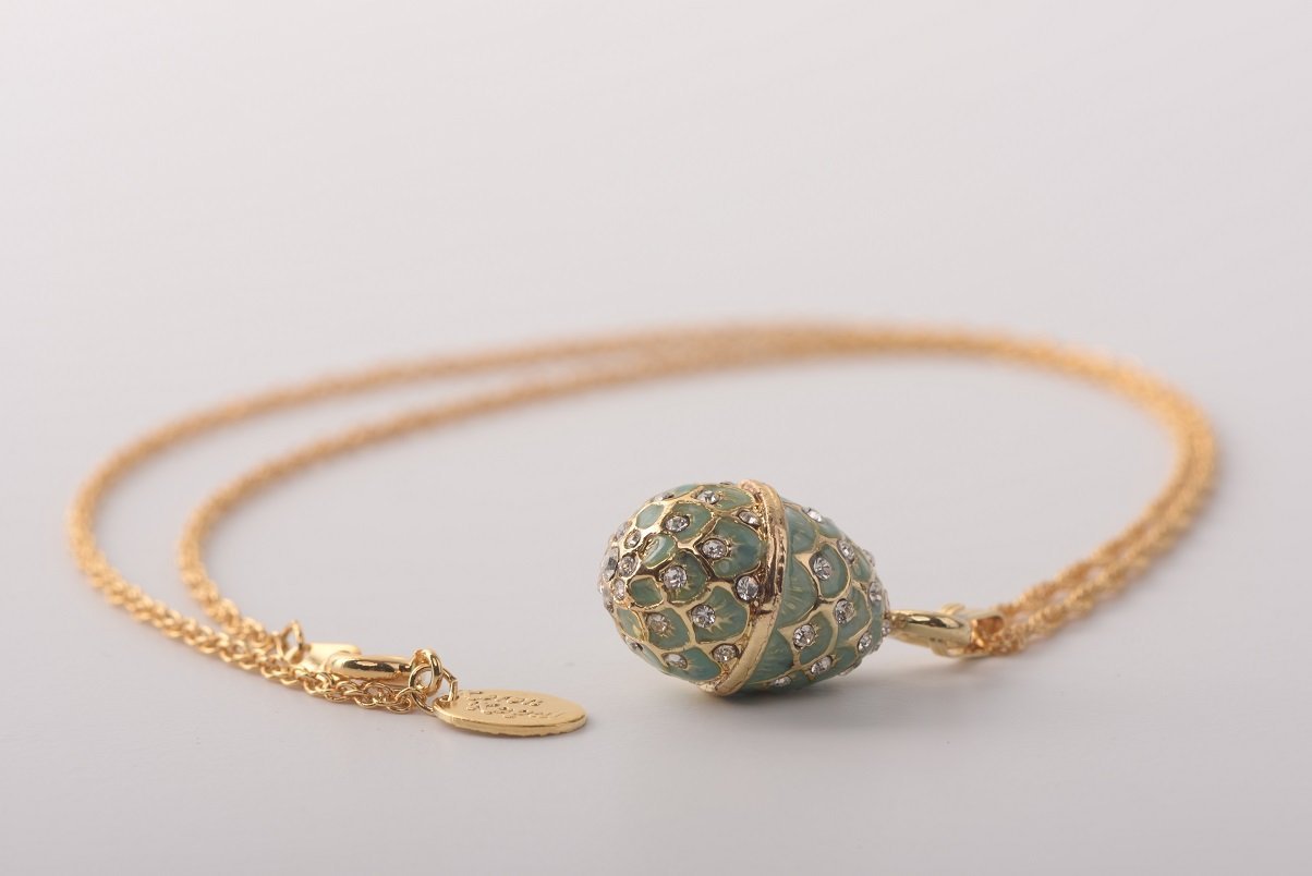 Keren Kopal Mint Egg Pendant Necklace