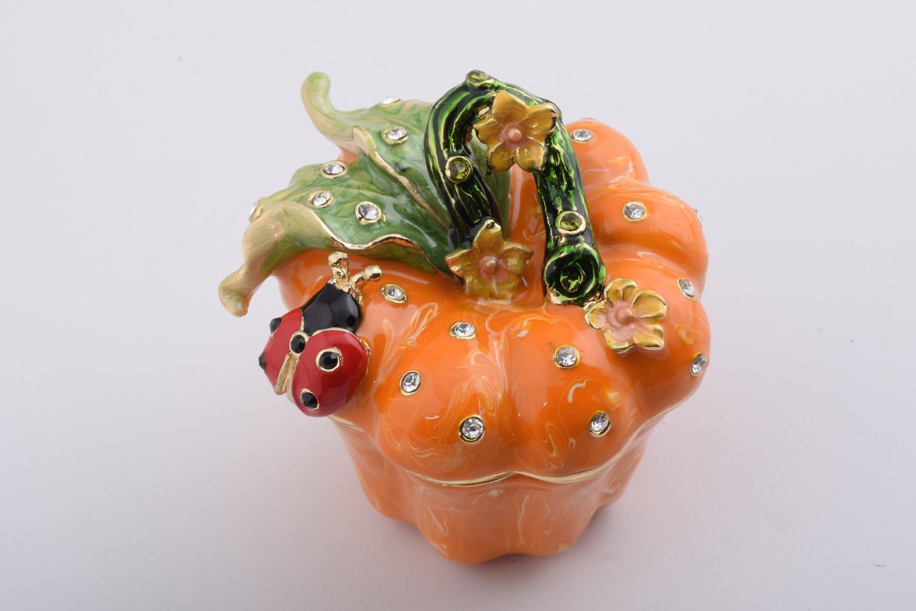 Keren Kopal Pumpkin with a Ladybug Box