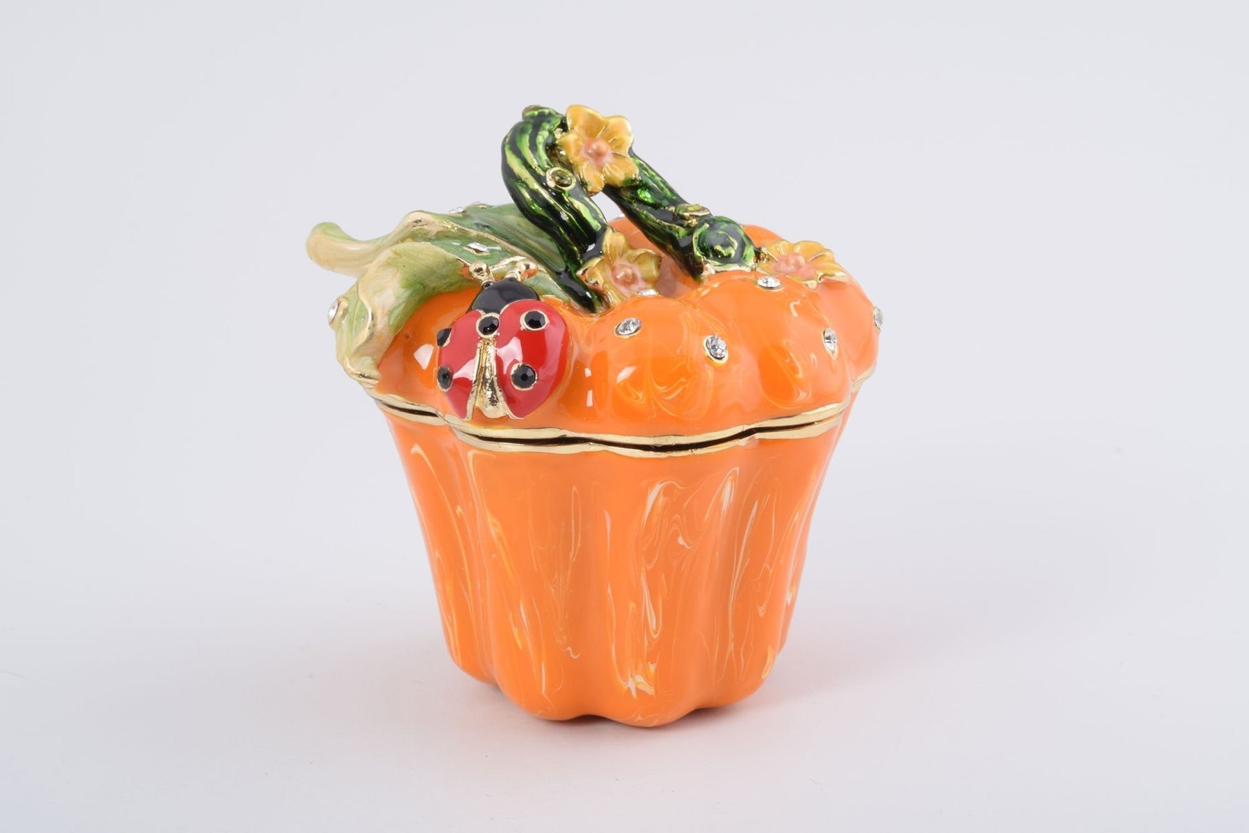 Keren Kopal Pumpkin with a Ladybug Box