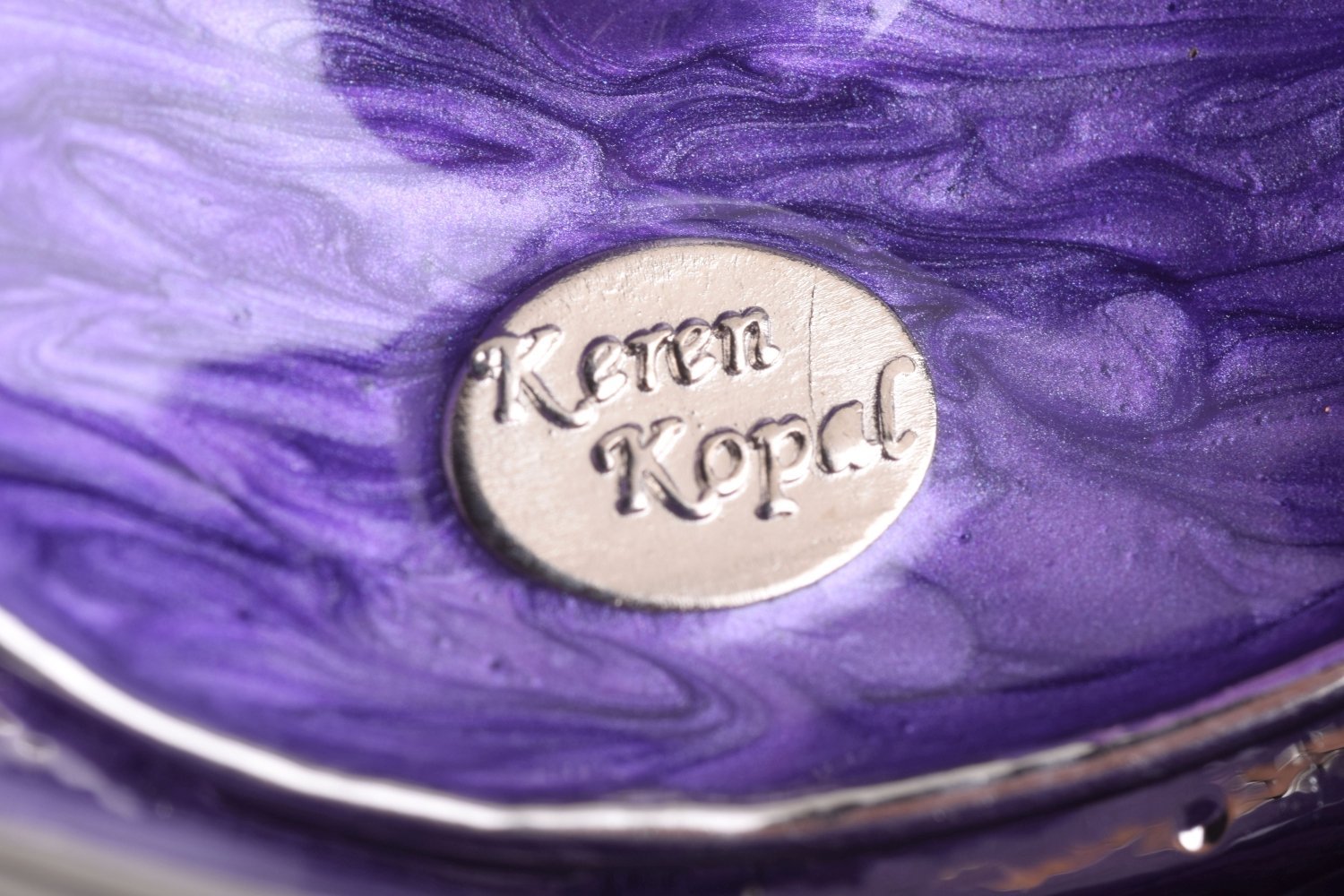 Keren Kopal Purple Box with Pearl