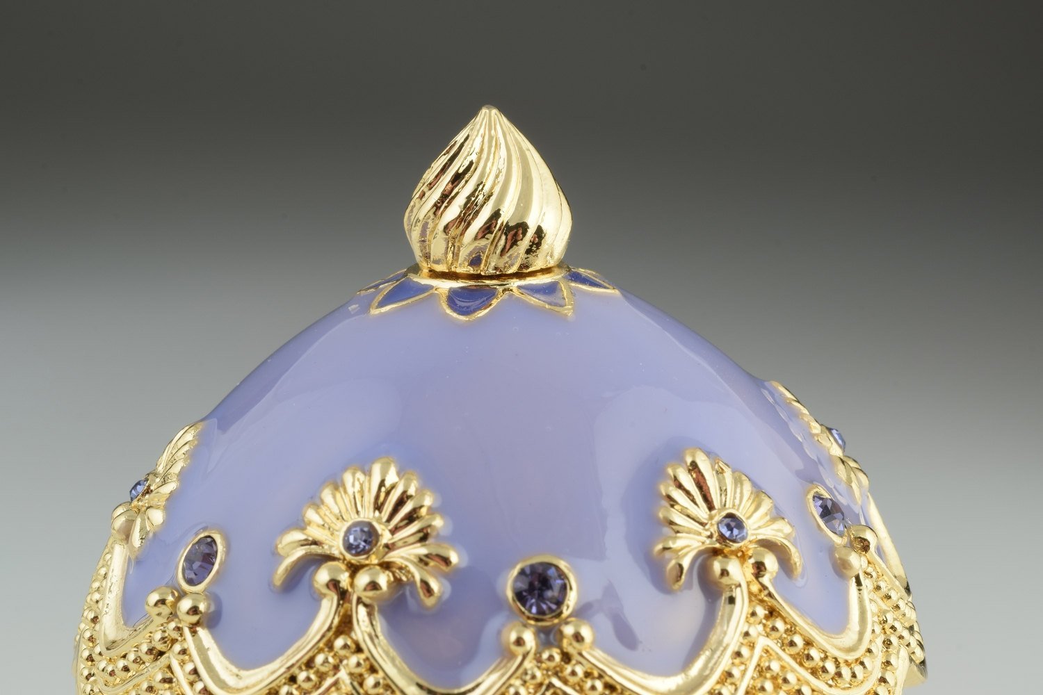 Keren Kopal Purple Carousel Egg with White Royal Horses
