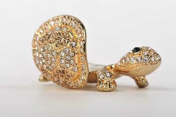Keren Kopal Tiny Silver and Gold Turtle