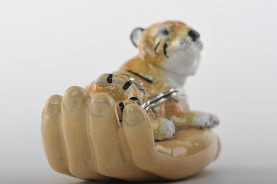 Keren Kopal Zodiac Tiger Laying on Hand