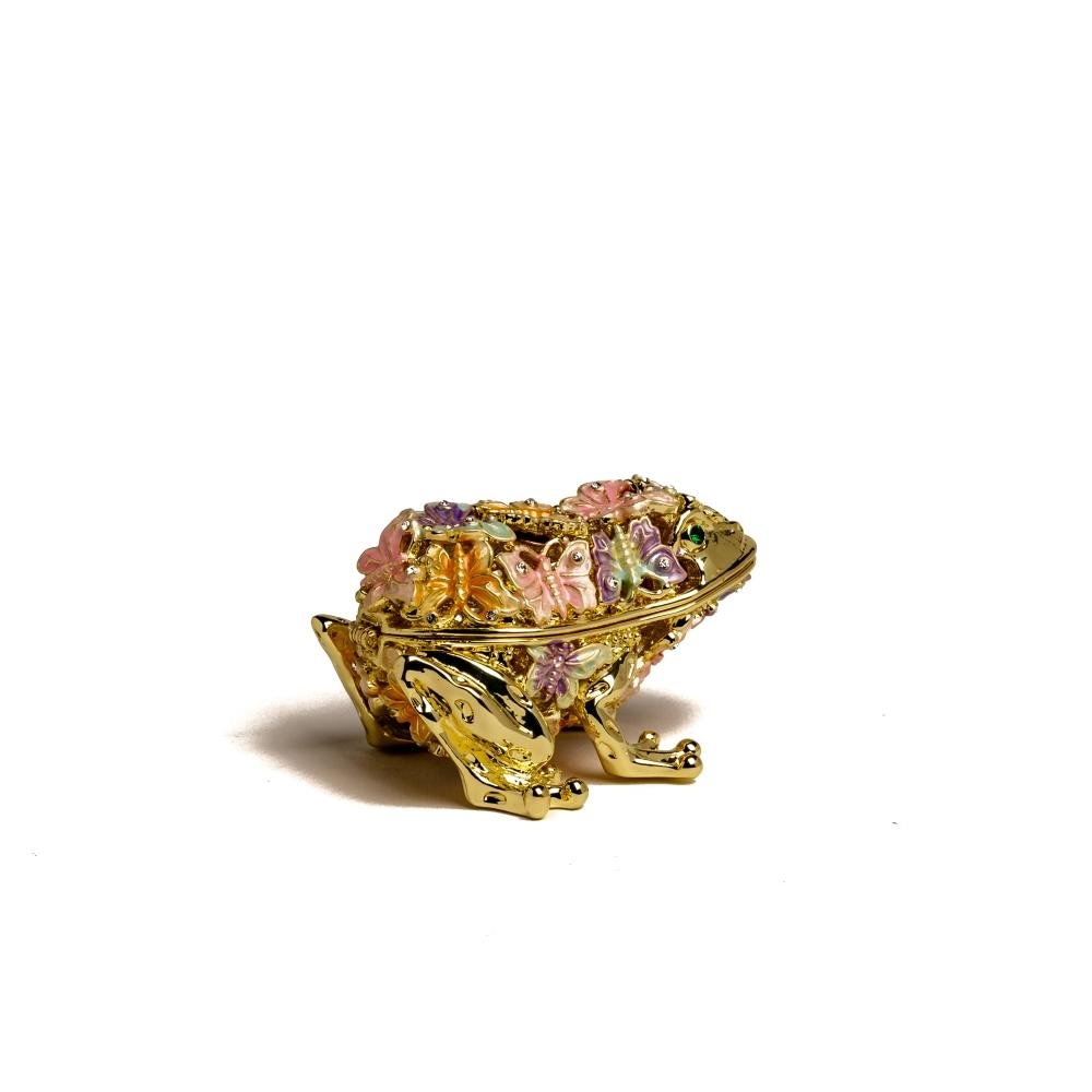 Keren Kopal Golden Frog Decorated with Butterflies