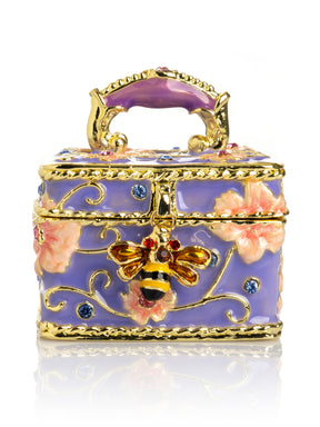 Keren Kopal vintage travel Bag with a Bee Lock