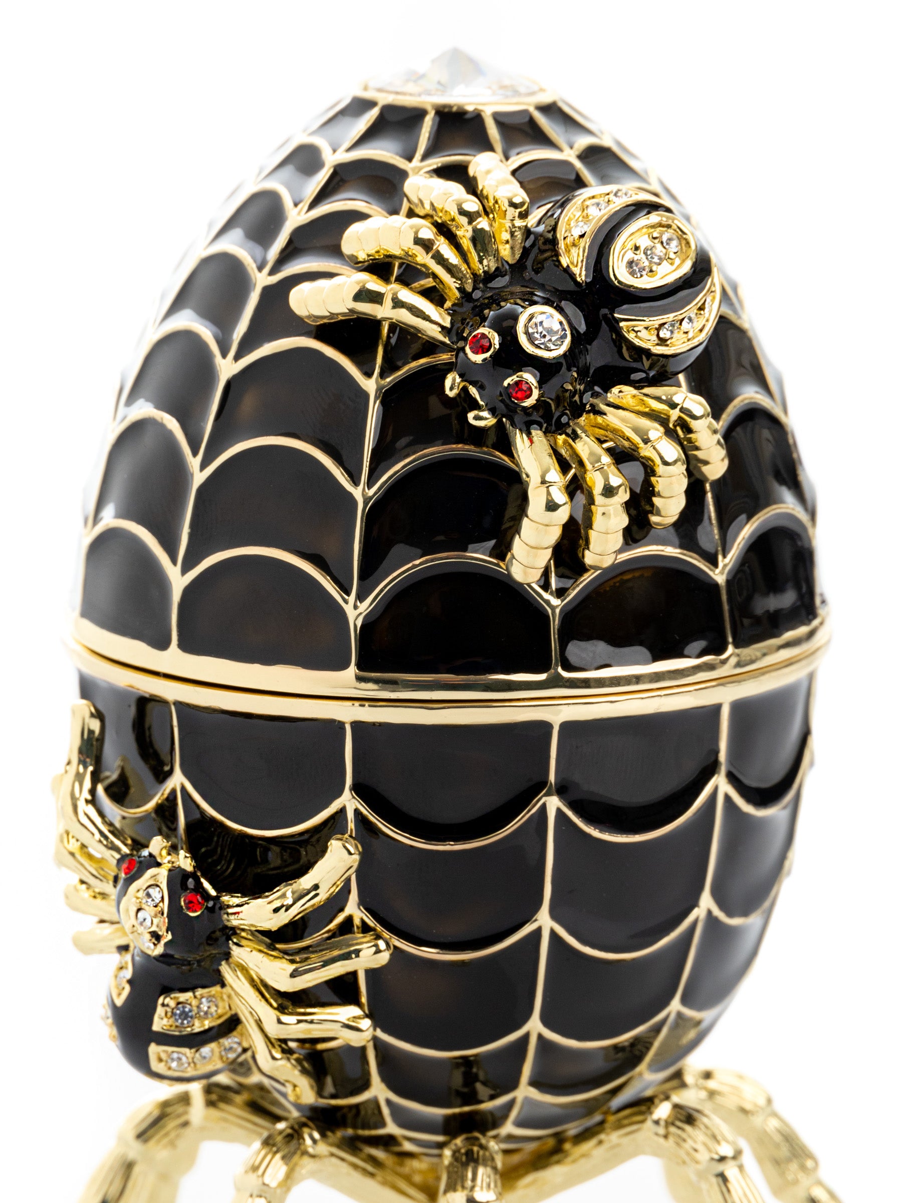 Splendid Elegant on sale Black Egg shaped music box