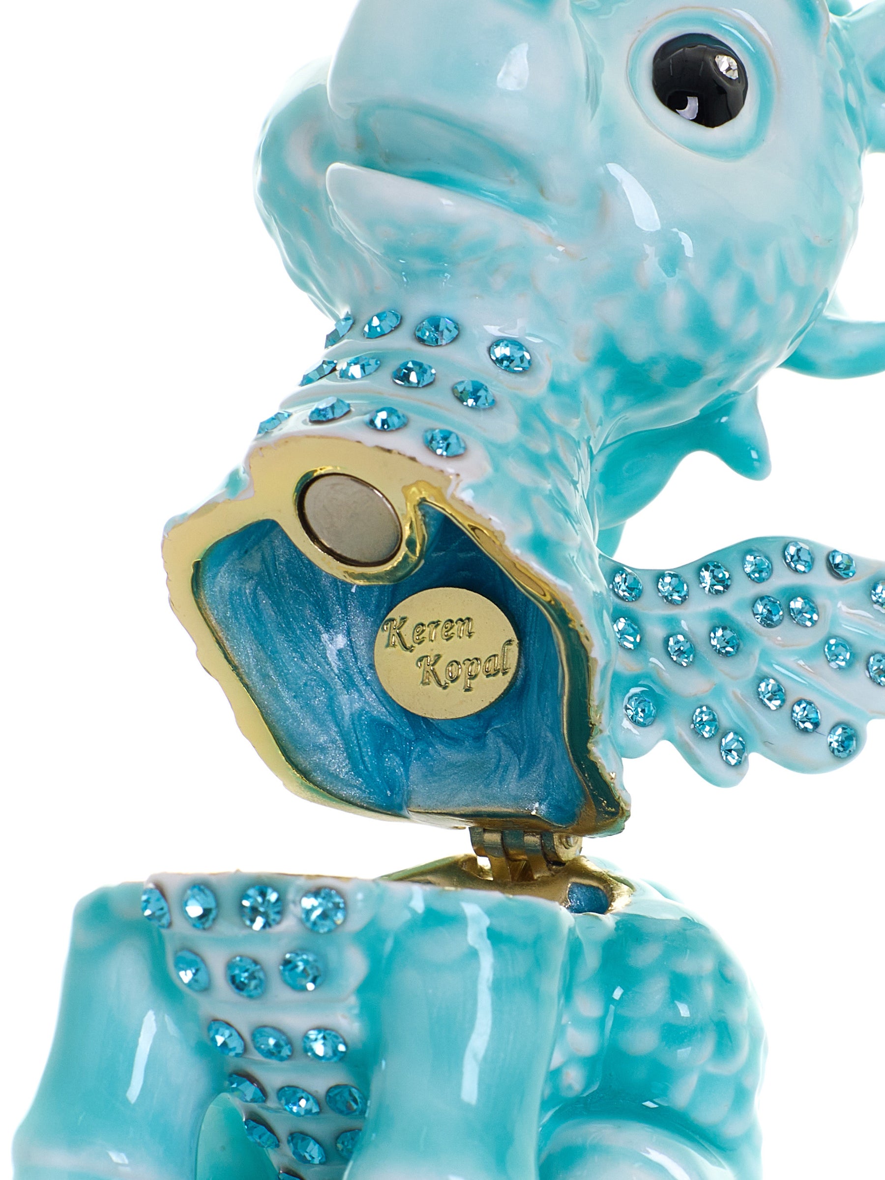 Cute Blue Unicorn Horse trinket Box Limited Edition 1-250