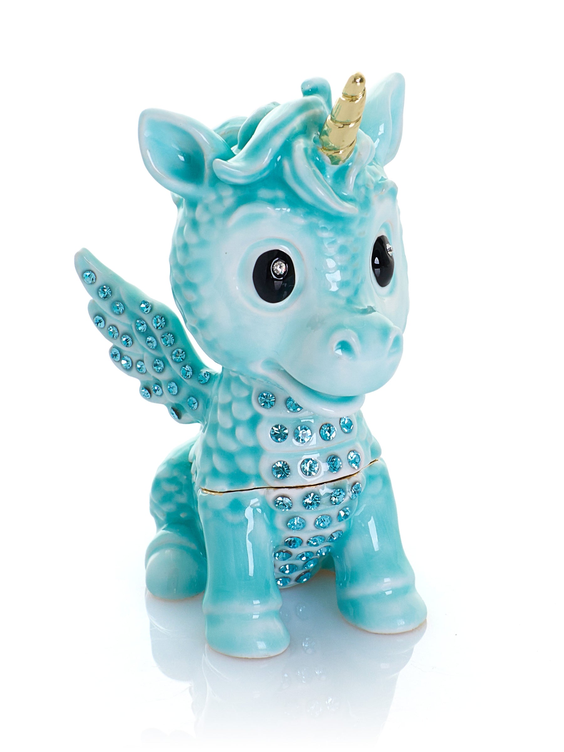 Cute Blue Unicorn Horse trinket Box Limited Edition 1-250