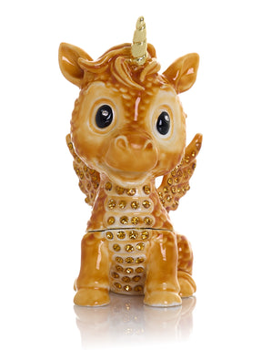 Cute Brown Unicorn Horse trinket Box Limited Edition 1-250
