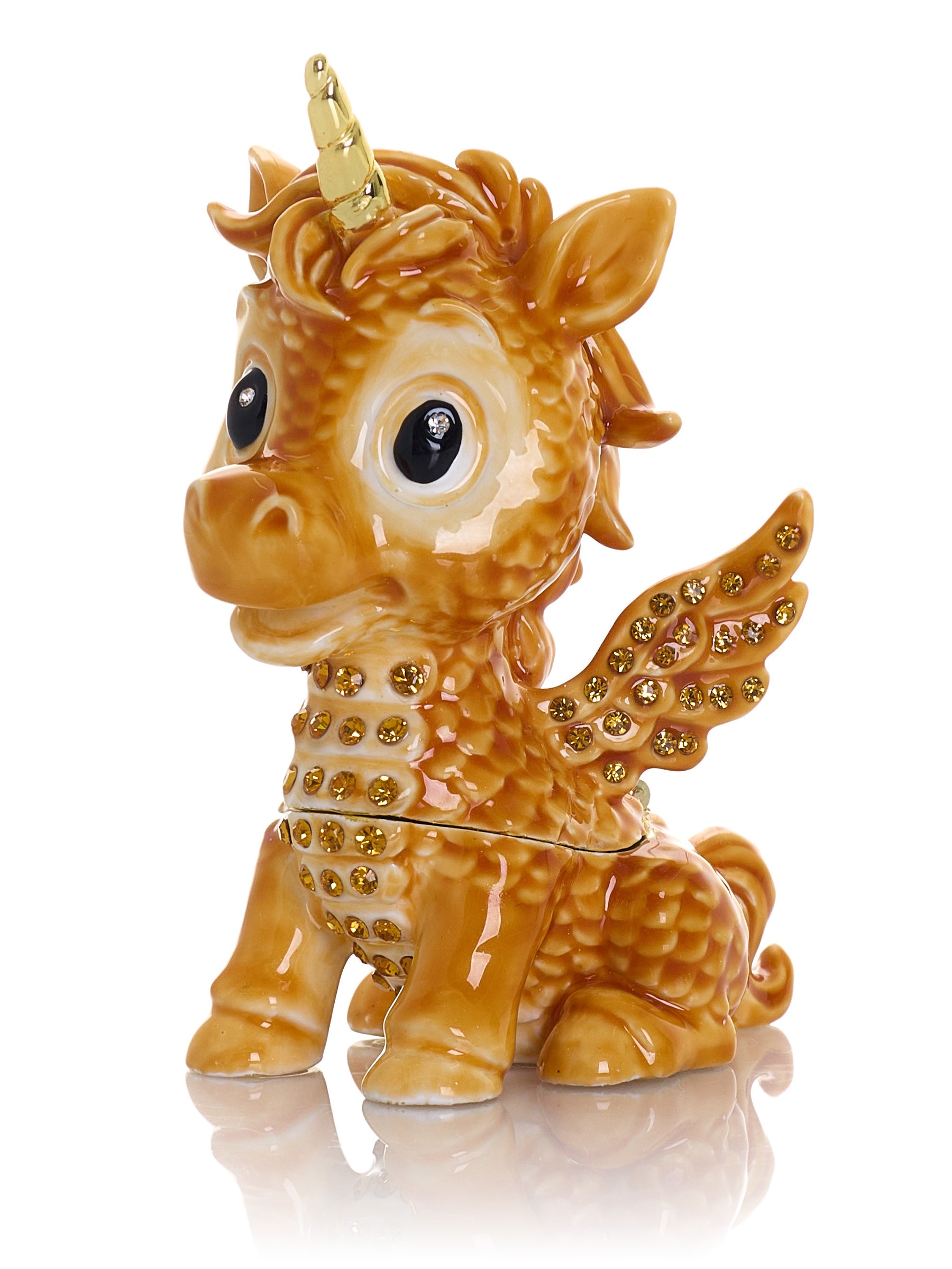 Cute Brown Unicorn Horse trinket Box Limited Edition 1-250