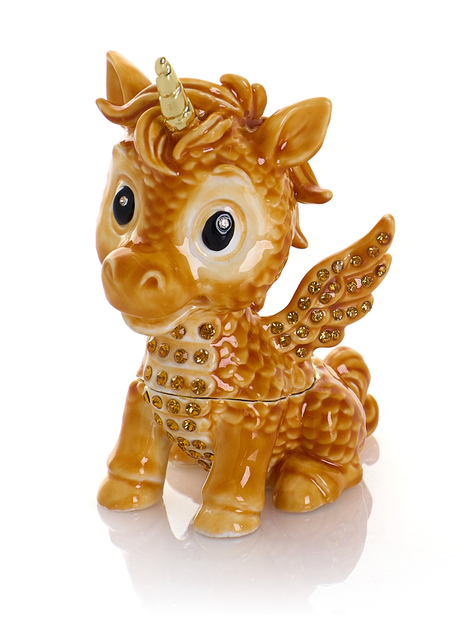 Cute Brown Unicorn Horse trinket Box Limited Edition 1-250