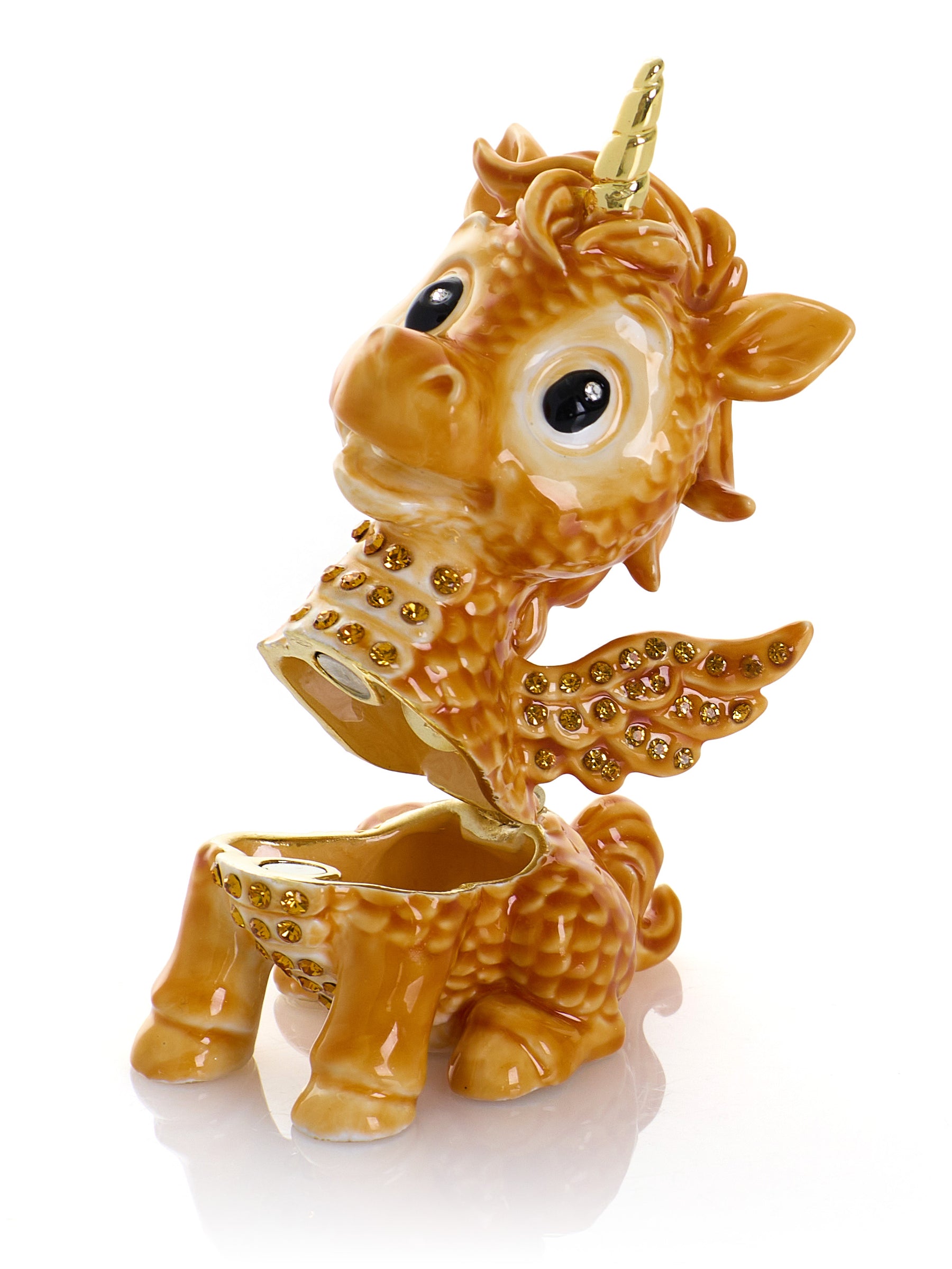 Cute Brown Unicorn Horse trinket Box Limited Edition 1-250