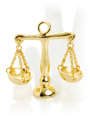 Keren Kopal Clown Lawyer Trinket Box with Book & Scales of Justice