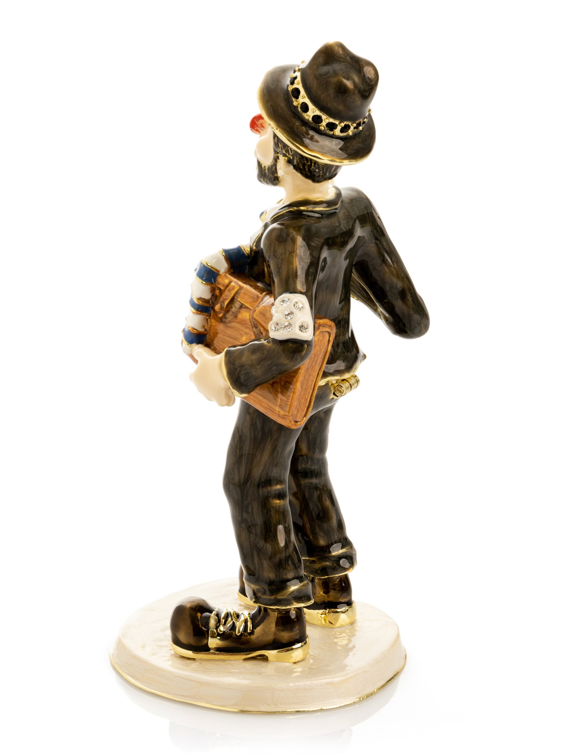 Keren Kopal Clown Lawyer Trinket Box with Book & Scales of Justice