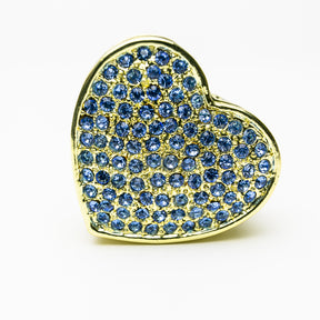 Keren Kopal Golden Blue Heart Decorative Box