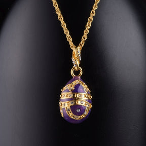 Keren Kopal Purple Egg Pendant Necklace
