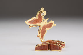 Keren Kopal Brown Butterfly Trinket Box