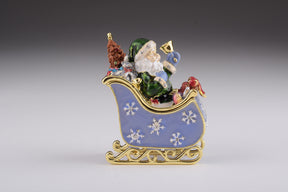 Keren Kopal Santa in Carriage