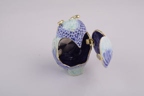 Keren Kopal Light Blue Owl with Clock