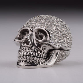 Keren Kopal Silver Decorated Skull