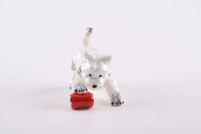 Keren Kopal Dog Playing with Can