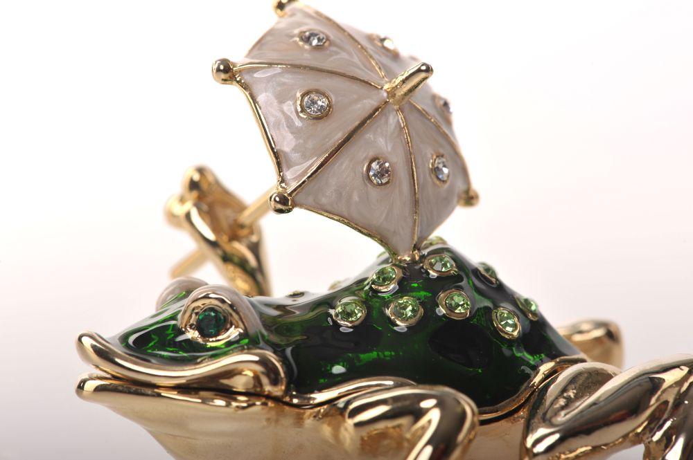 Keren Kopal Frog with Umbrella