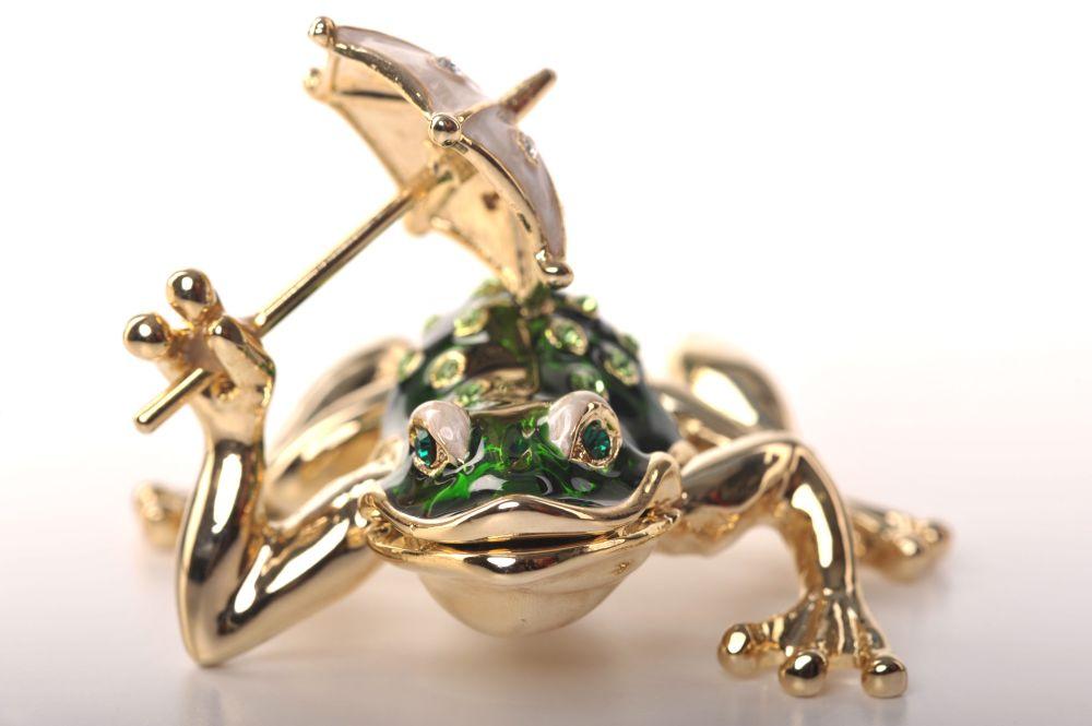 Keren Kopal Frog with Umbrella