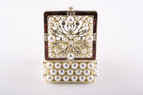 Keren Kopal Gold Box with Pearls