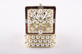 Keren Kopal Gold Box with Pearls