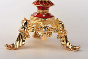 Keren Kopal Gold and Red Faberge Egg