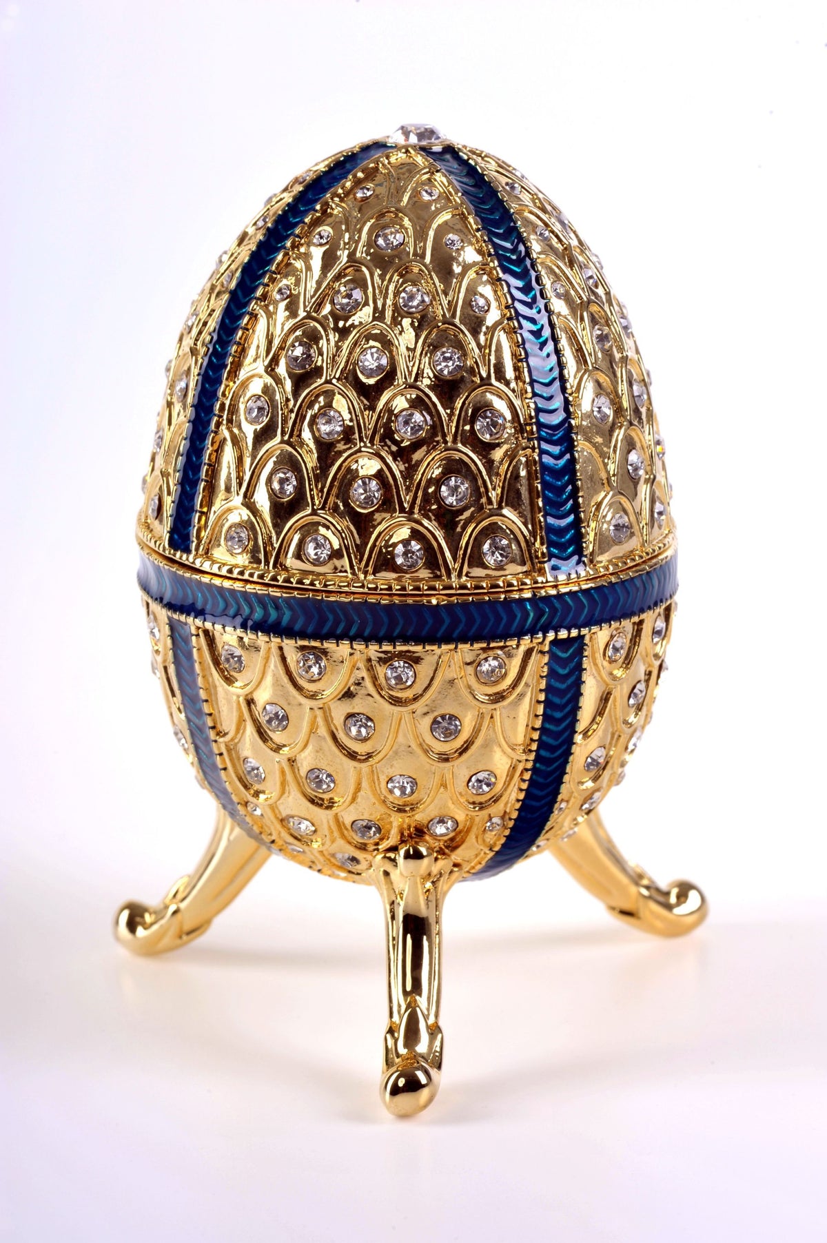 Keren Kopal Golden Faberge Egg Music Box