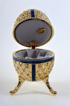 Keren Kopal Golden Faberge Egg Music Box