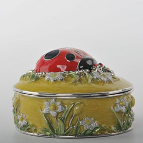 Keren Kopal Green Box with Red Ladybug